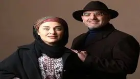 رویا نونهالی و همسرش در مراسم رونمایی از آلبوم همایون شجریان/ عکس