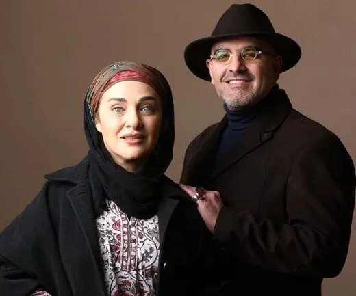 رویا نونهالی و همسرش در مراسم رونمایی از آلبوم همایون شجریان/ عکس