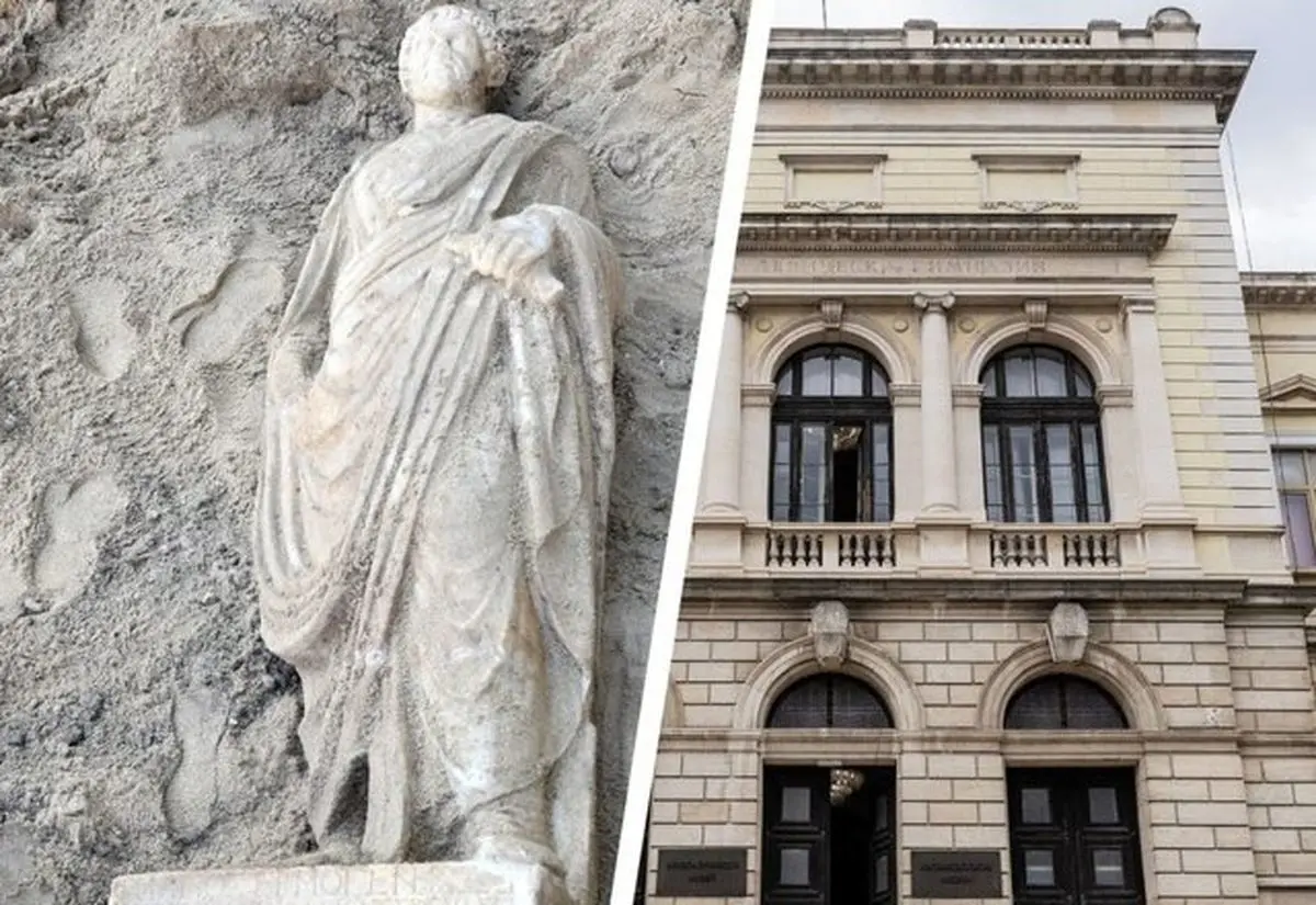 کشف مجسمه باستانی هنگام ساخت‌وساز
