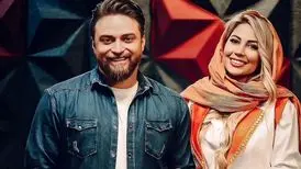تیپ و استایل دیدنی «بابک جهانبخش و همسرش» در یک مراسم رسمی
