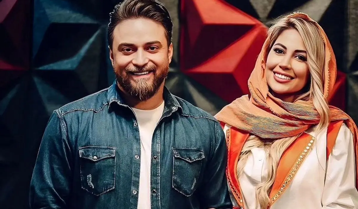 تیپ و استایل دیدنی «بابک جهانبخش و همسرش» در یک مراسم رسمی
