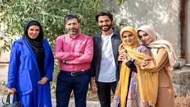 پشت صحنه پُر از خنده احساسی ترین سکانس سریال ازسرنوشت با حضور مجید واشقانی، مونا کرمی و کیسان دیباج