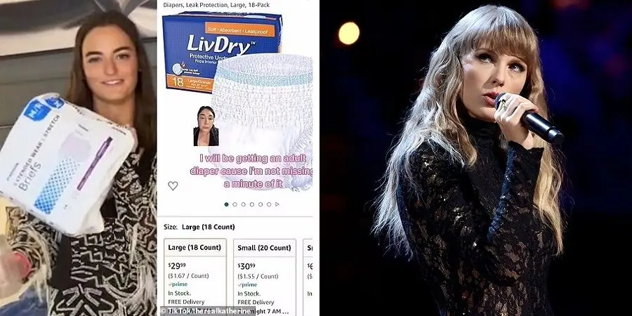 اعتراف طرفداران تیلور سوییفت به پوشیدن پوشک در کنسرت های او!
