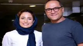 رامبد جوان و دخترش در مراسم کنسرت
