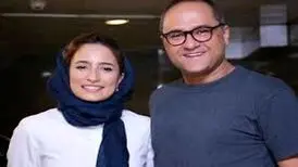 رامبد جوان و دخترش در مراسم کنسرت

