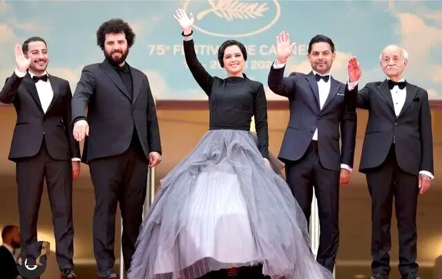 ویدئو و عکس | ترانه علیدوستی و پیمان معادی روی فرش قرمز جشنواره کن