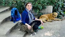 بهنوش طباطبایی در حال تمرین تئاتر / عکس
