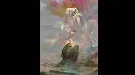 نقاشی حسن روح‌الامین برای شهادت مادر و کودک شیرخوارش
