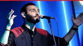 رقص عجیب پسر مهران مدیری با یک مانکن در خیابان
