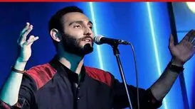 رقص عجیب پسر مهران مدیری با یک مانکن در خیابان

