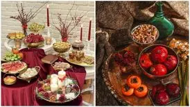 سفره شب یلدا ۱۴۰۴؛ تزییناتی که در این سال ترند می‌شود