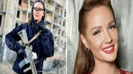 آناستازیا لنا کیست؟ ملکه زیبایی اوکراین که علیه روسیه دست به اسلحه شده است