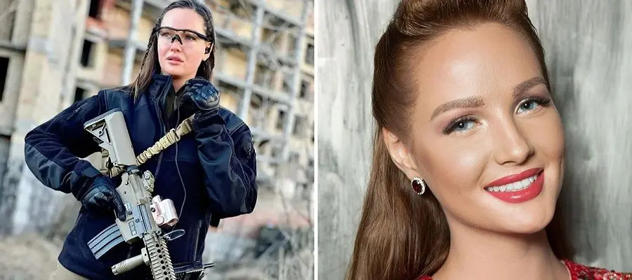 آناستازیا لنا کیست؟ ملکه زیبایی اوکراین که علیه روسیه دست به اسلحه شده است