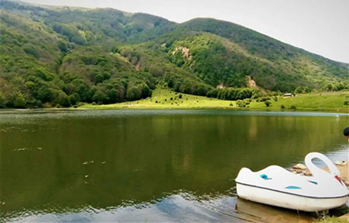 دریاچه عروس حلیمه جان، از جاذبه های گردشگری استان گیلان
