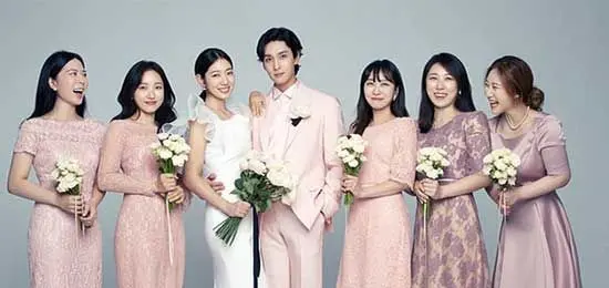 شوی لباس‌های عروسی جذاب در مهمانی شین‌هه