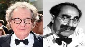 جفری راش نقش گروچو مارکس را بازی می‌کند
