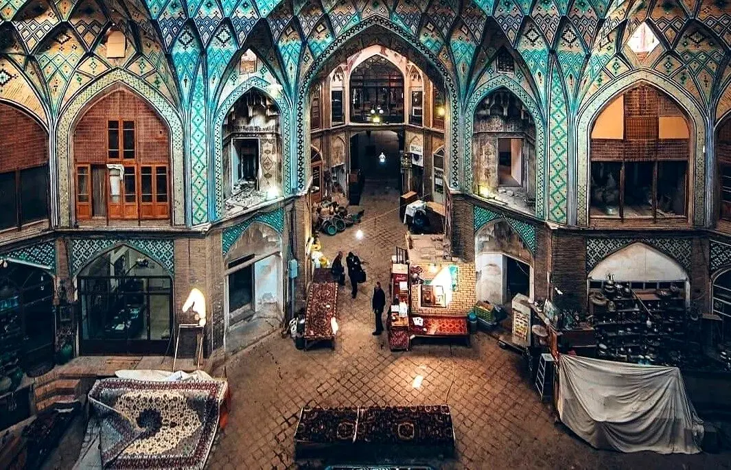شاهکار معماری کاروانسرای امین‌الدوله، کاشان