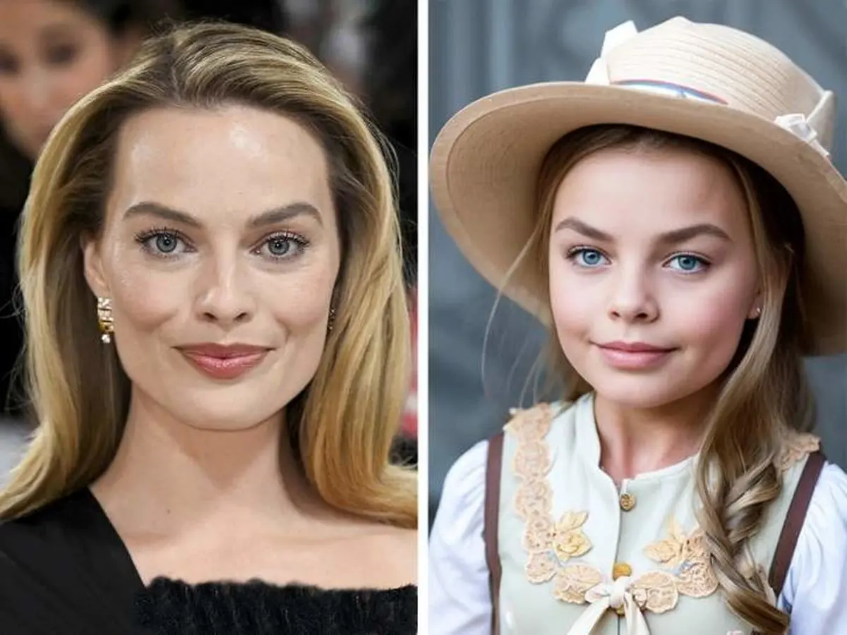 چهره‌ فرزندان این ۱۰ سلبریتی اگر بچه دار می شدند توسط هوش مصنوعی ترسیم شد
