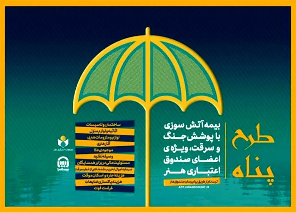 ارائه بیمه آتش سوزی منازل مسکونی با پوشش جنگ و سرقت ویژه اصحاب فرهنگ و هنر؛ بیمه آتش‌سوزی با پرداخت ۱۸۳ هزار تومان