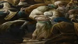 لحظه وداع امام رضا(ع) با فرزندش نقاشی شد
