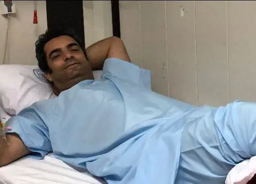 منوچهر هادی در بیمارستان بستری شد/ عکس