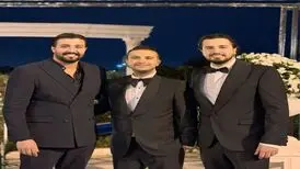 مهرداد صدیقیان در عروسی برادرش / عکس
