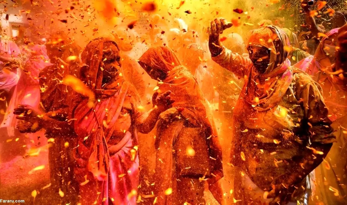 (تصاویر) جشنواره رنگ‌ها در هند 