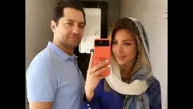 عاشقانه های مینا برای تولد همسرش بهرام رادان/ اولین تولد آقای بازیگر بعد از پدر شدنش