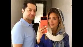 عاشقانه های مینا برای تولد همسرش بهرام رادان/ اولین تولد آقای بازیگر بعد از پدر شدنش