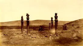 اولین عکس از لوح طلایی تخت جمشید
