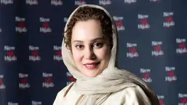 عکسی از خانم بازیگر در باشگاه
