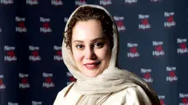 عکسی از خانم بازیگر در باشگاه
