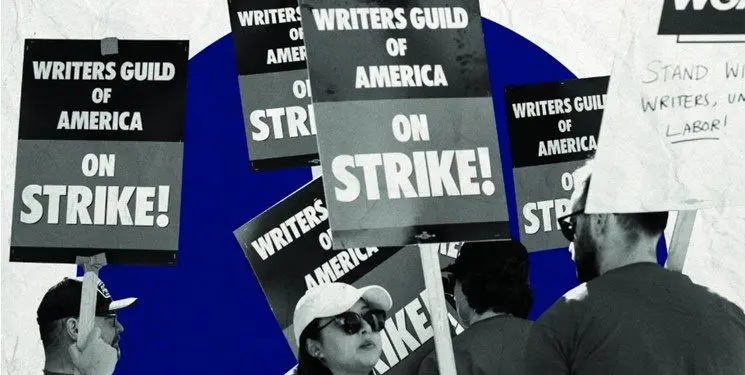خسارت دو میلیارد دلاری در همان ابتدای اعتصاب نویسندگان آمریکا/ تداوم اعتراضات و زیان 81 میلیارد دلاری!
