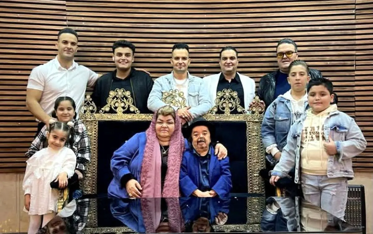 همه خانواده بازیگر مشهور در یک قاب

