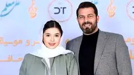 تیپ و استایل خاص و جالب «نفس بازغی و نیکی مظفری» در یک مراسم