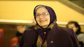 شیرین یزدانبخش در بستر بیماری
