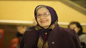 شیرین یزدانبخش در بستر بیماری
