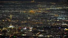 یک عکس خیلی تماشایی از شب‌های تهران
