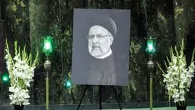 مراسم یادبود رئیسی و همراهانش با حضور چهره‌های مشهور