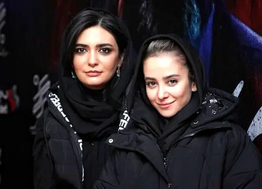 الناز حبیبی و لیندا کیانی در اکران مردمی «صحنه زنی» + عکس