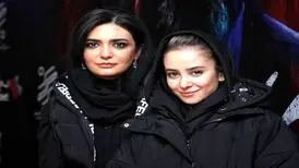  الناز حبیبی و لیندا کیانی در اکران مردمی «صحنه زنی» + عکس