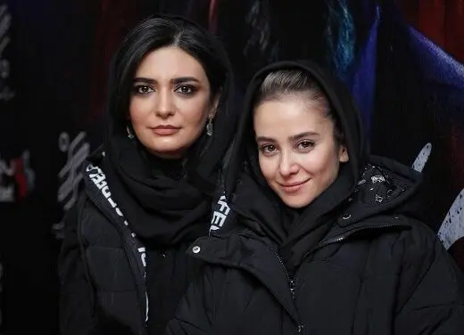  الناز حبیبی و لیندا کیانی در اکران مردمی «صحنه زنی» + عکس