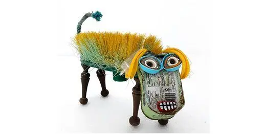 آثار هنری از جنس زباله‌های غیرقابل بازیافت + عکس