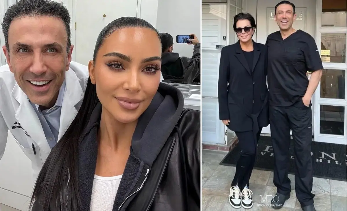 کیم کارداشیان زیبایی اش را مدیون یک ایرانی شد
