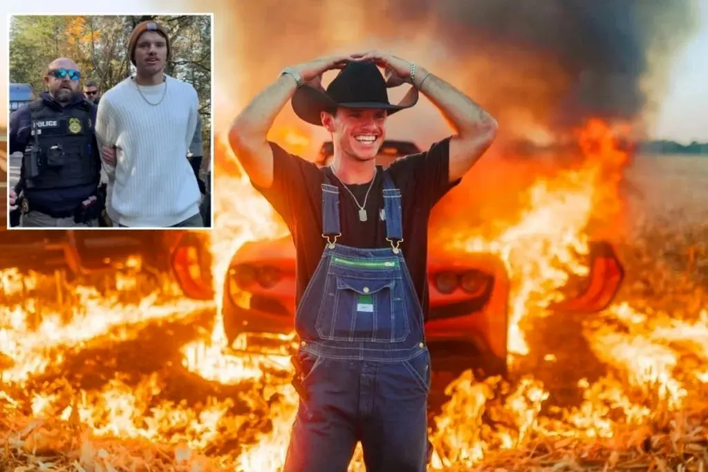 اتهام فرار مالیاتی علیه یوتیوبری که فِراری ۴۰۰,۰۰۰ دلاری خود را برای بازدید گرفتن آتش زد