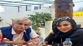 دیدار آشا محرابی و پدر بازیگرش بعد از مدت ها