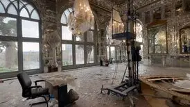تصاویری از خسارت‌های حمله هوایی به کاخ گلستان
