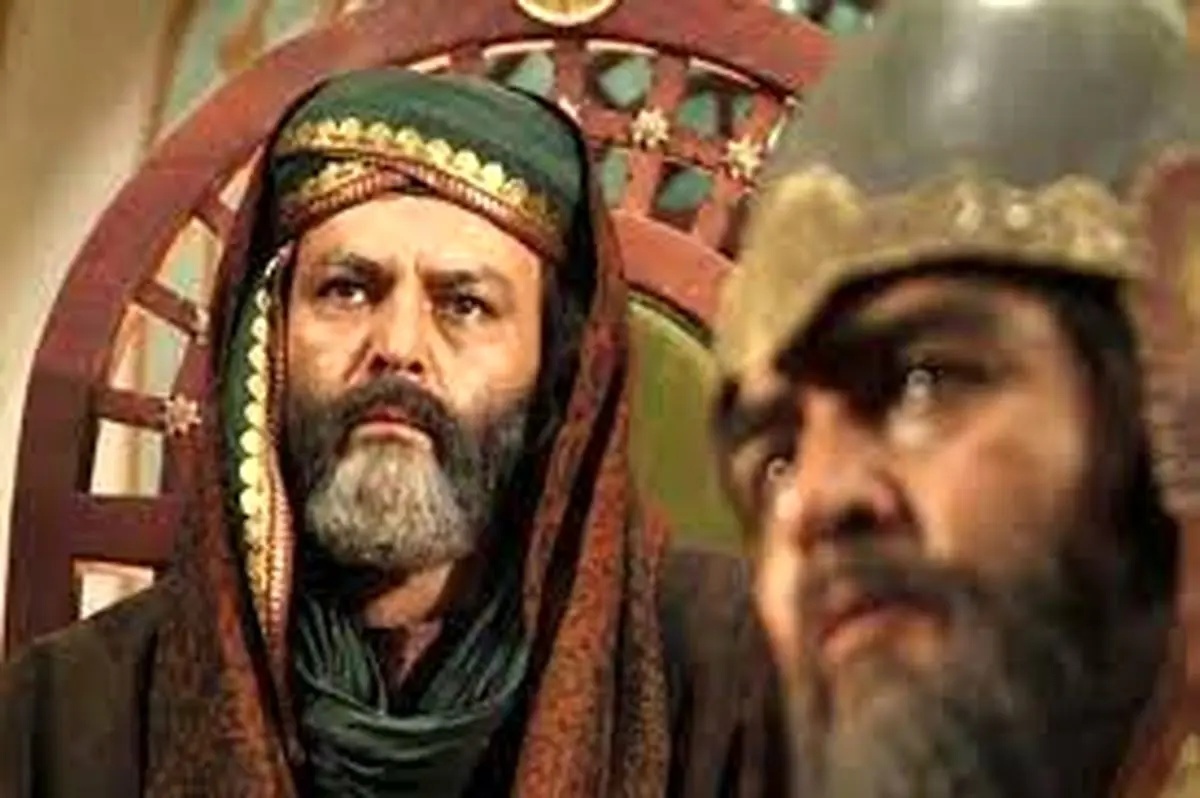 «فریبرز عرب نیا و میرباقری» در پشت صحنه سریال مختارنامه؛ سال 83
