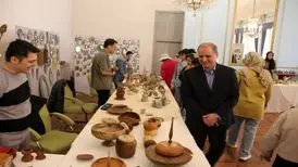صنایع دستی هنرمندان ایرانی در کاخ نیاوران