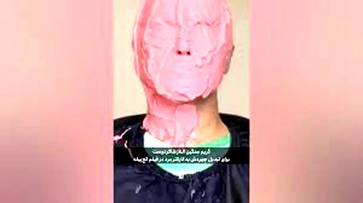 مراحل گریم سنگین الناز شاکردوست برای یک نقش مردانه / ویدئو
